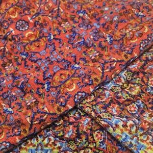 Vibrant Floral Patterned Infinity Scarf